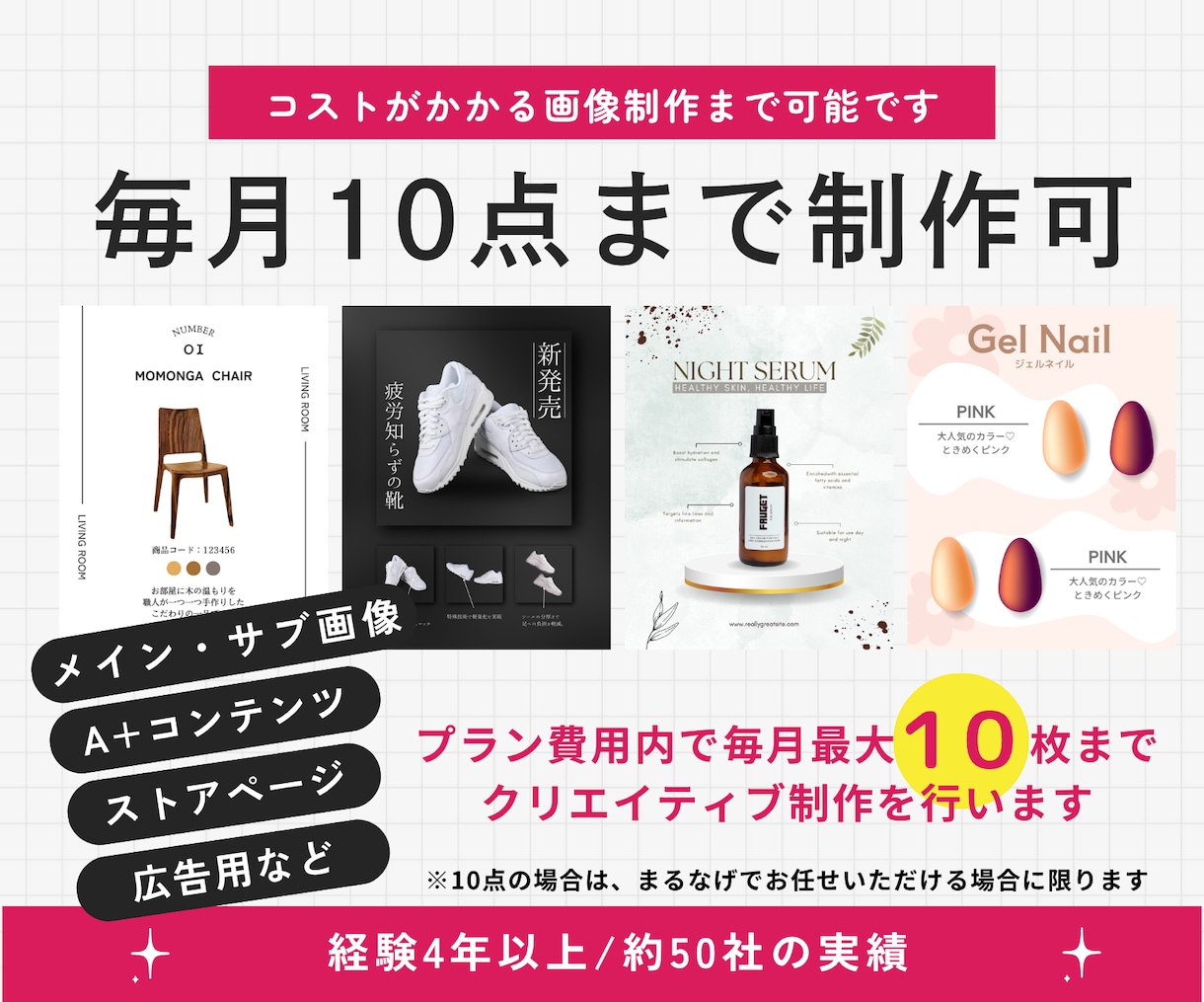 Amazon運用代行すべてお任せOK！運用します 実績80社以上/経験5年/画像制作付き！週次報告もあり！ イメージ4