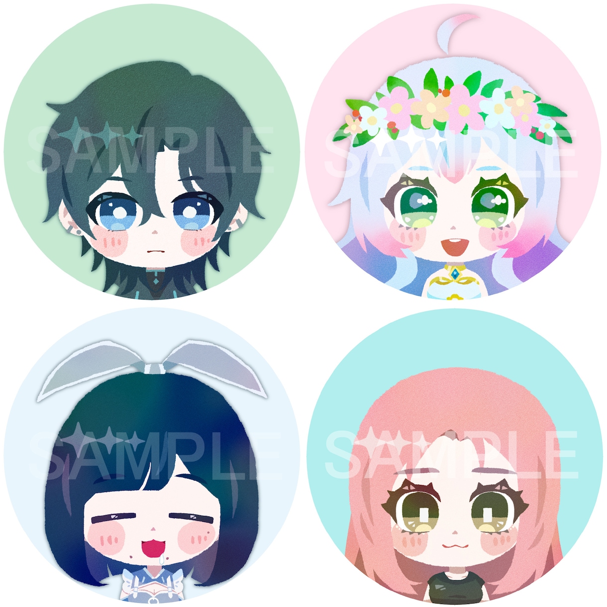 ほんわかキュートなアイコン作成します あなたの魅力、ぎゅっと可愛く表現します♡ イメージ9
