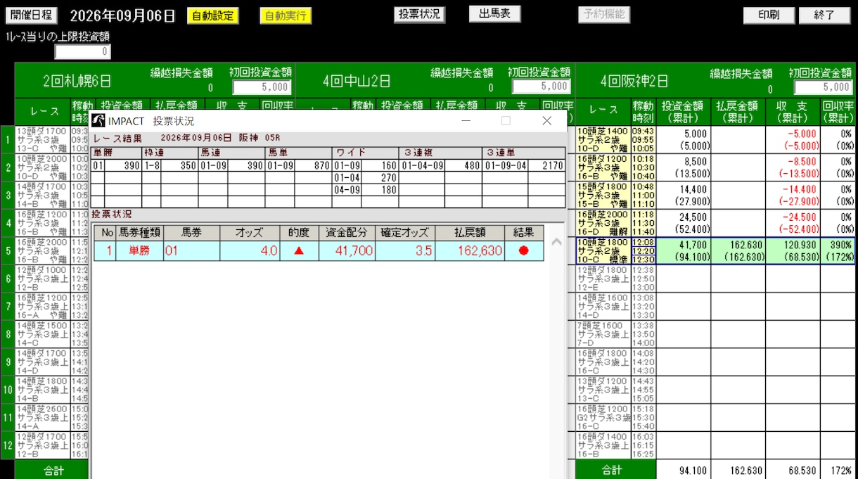 JRA・攻略済みの競馬予想ツールを提供します 中央競馬は単勝一択！！画像のエビデンスを要チェック★ イメージ9