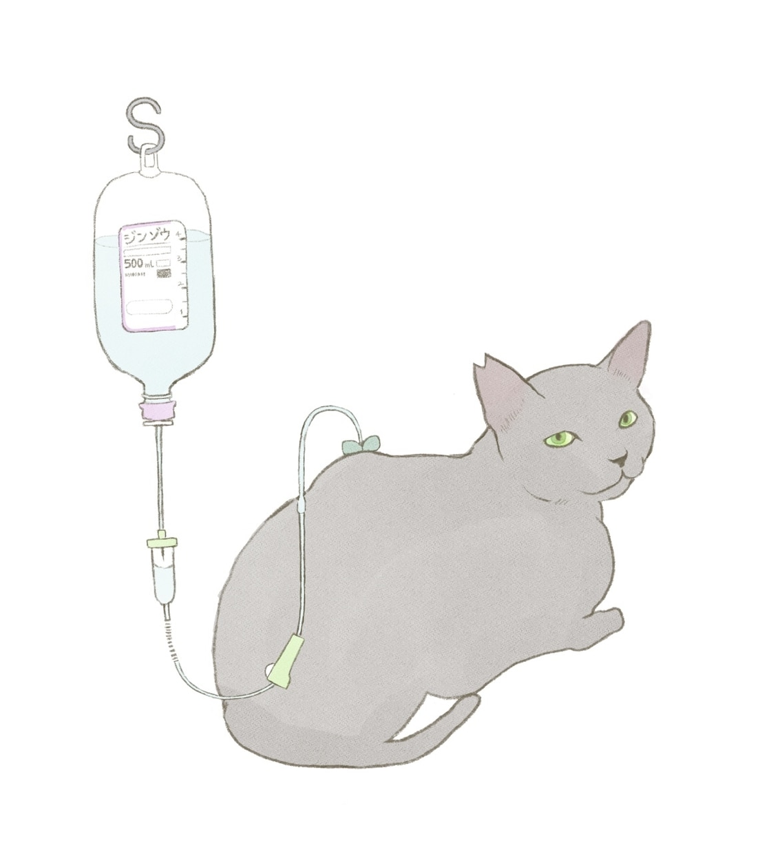 素朴な猫のイラスト描きます SNSのプロフィール画像にぴったり。 イメージ1