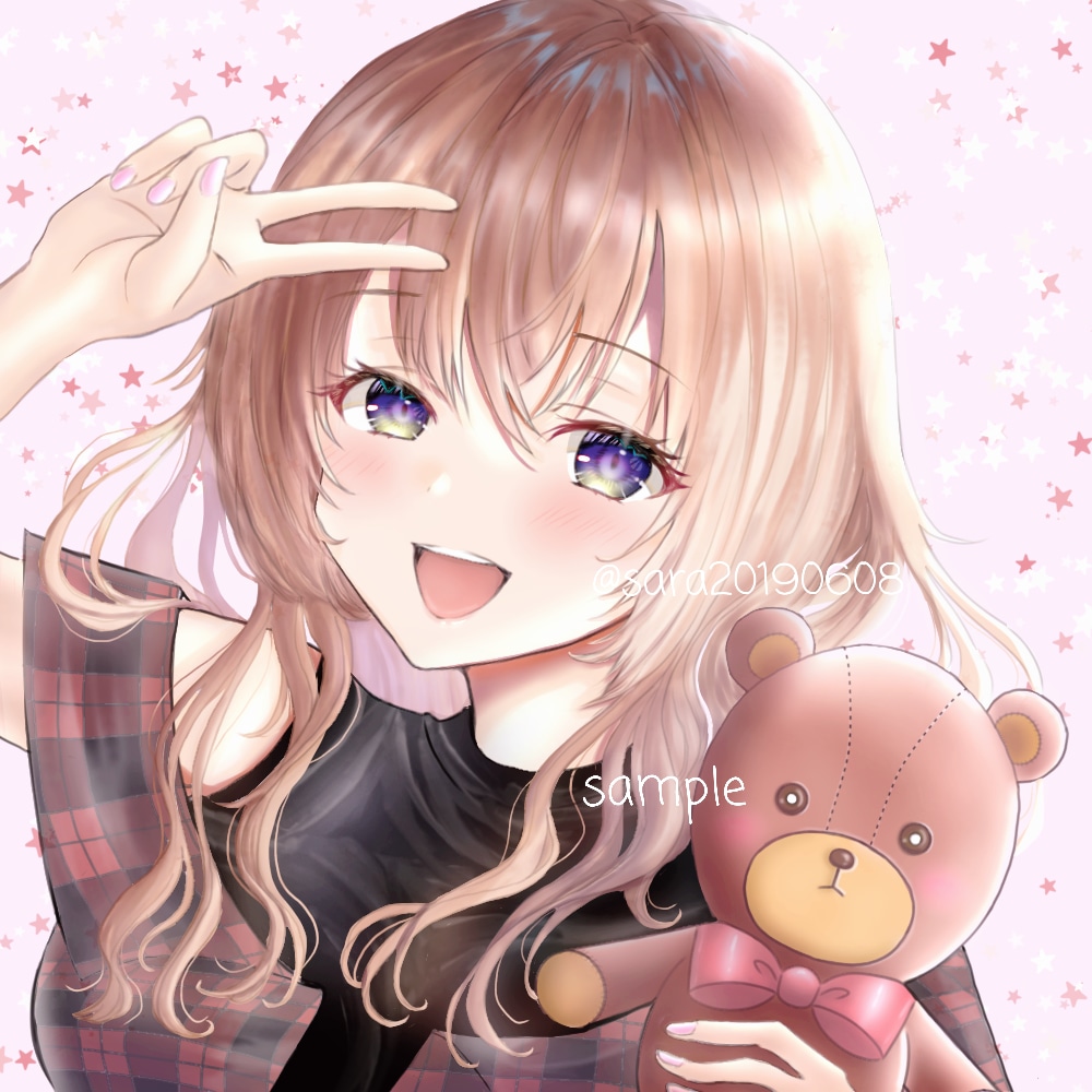 SNS用アイコンイラスト(デジタル)描きます 世界にひとつだけの素敵なアイコンを作りましょう！ イメージ3