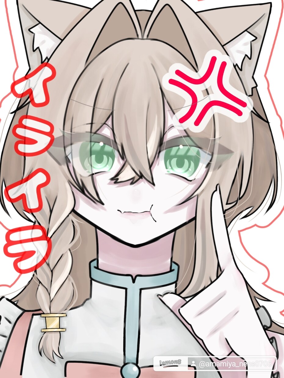 オリジナルキャラのアイコン風を作成ます オリジナルキャラクターを作成できます イメージ2