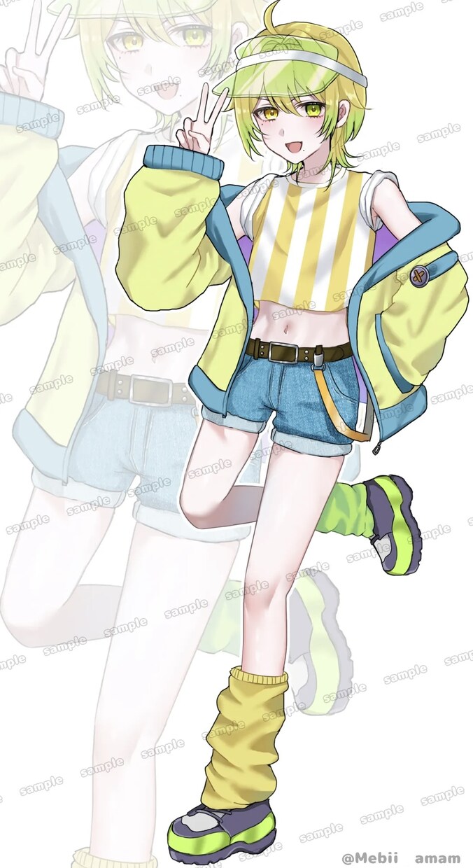 商用利用◎鮮やかできらめくイラスト全般を描きます アイコン、グッズやサムネイルなど配信者様やVtuber様に イメージ3