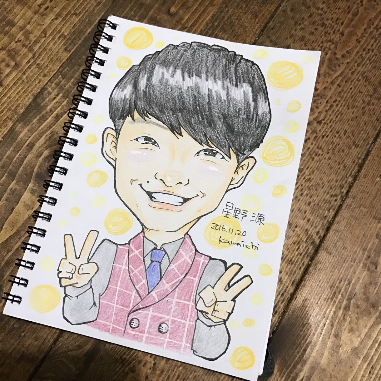 写真をもとに心を込めてアナログで似顔絵お描きします 卒業式、送別会、お誕生日、記念日などのプレゼントにオススメ イメージ4