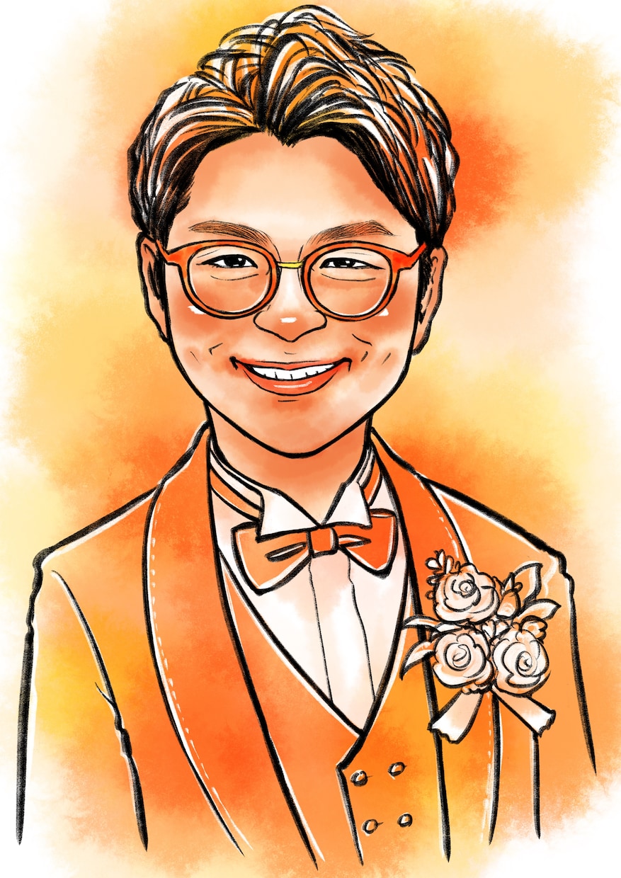 記念日に★感謝のギフト大切な人似顔絵お描きします 大切な人へのプレゼントにも♡7万人の笑顔を描いてきました イメージ9