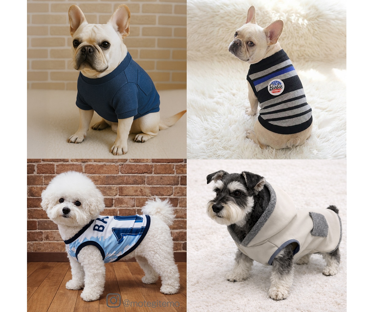 平置き写真からペット着用画像を作成します ペット服販売の商品ページに。平置き写真で作成可能。 イメージ6