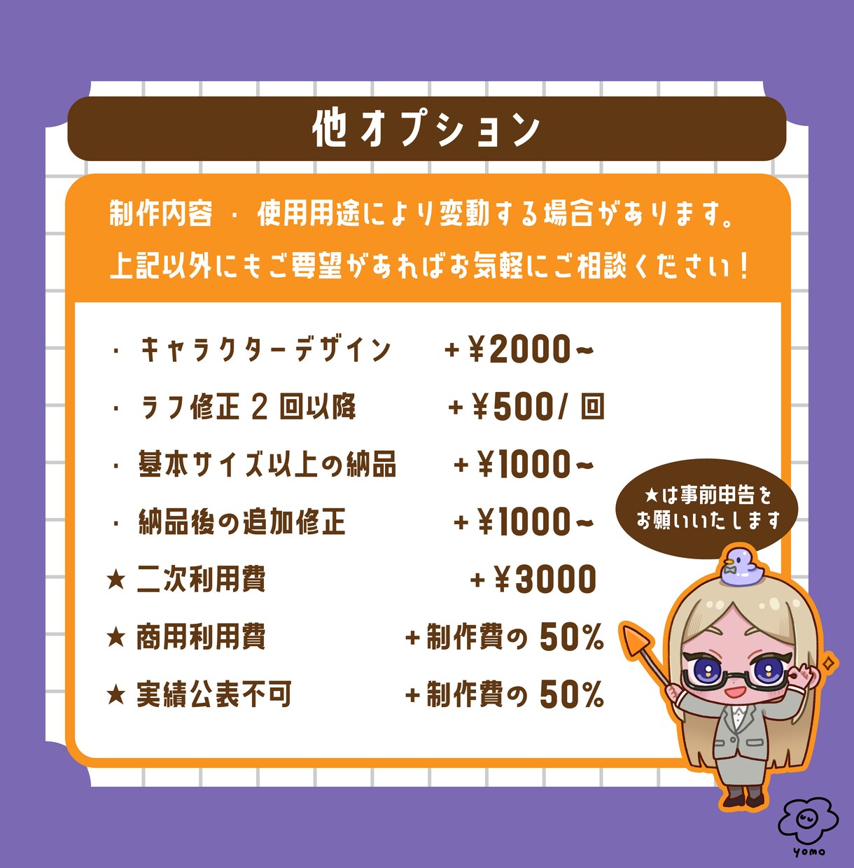 商用利用OK！ポップでかわいいミニキャラ制作します ！特別価格！　●やさしい鉛筆タッチ　グッズや配信におすすめ！ イメージ5