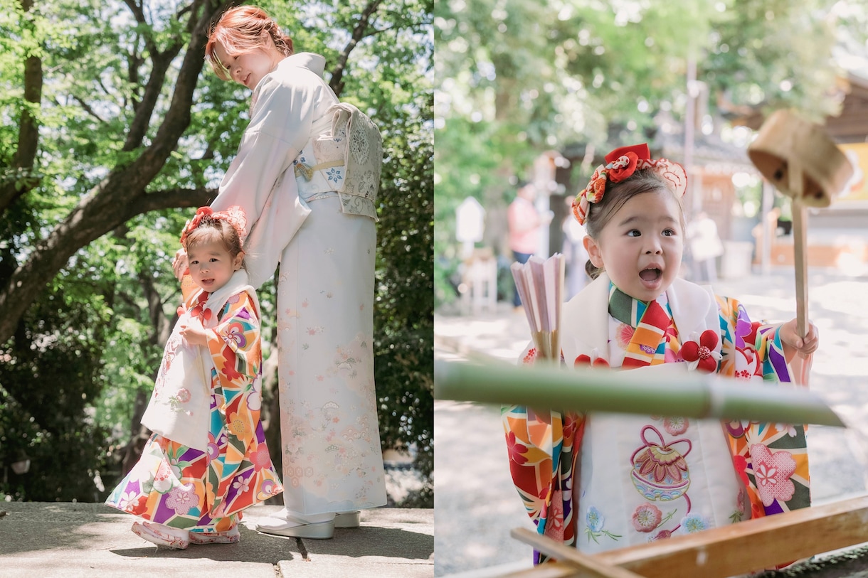 自然な笑顔を大切に、七五三の記念写真を撮影します 撮影だけのシンプルプラン。レタッチ80枚以上納品。 イメージ6