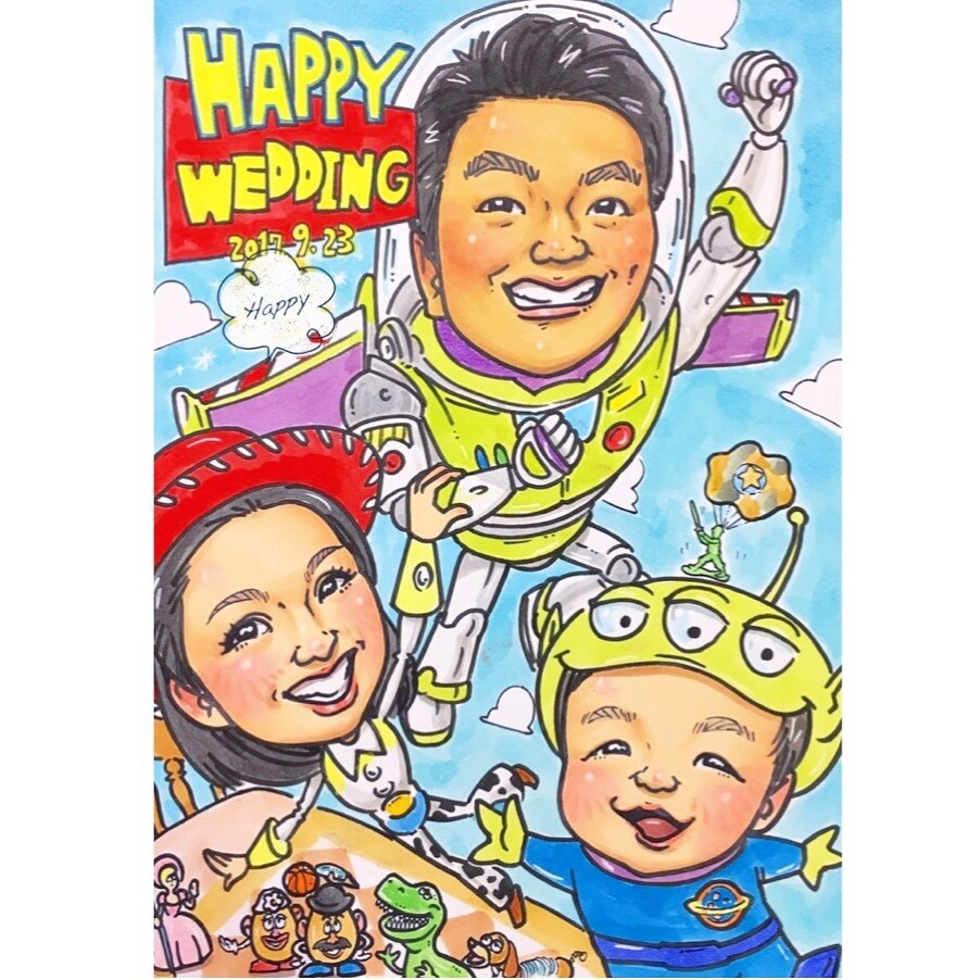 結婚式、結婚される友人のプレゼントにオススメします 結婚式で飾るウェルカムボードとしてご利用いただけます！ イメージ2
