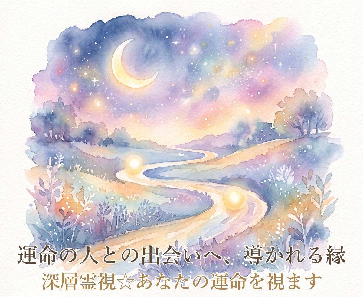 深層霊視☆あなたの運命を視ます 仕事運・宿命など人生全般を深層霊視で見通し導きます イメージ6