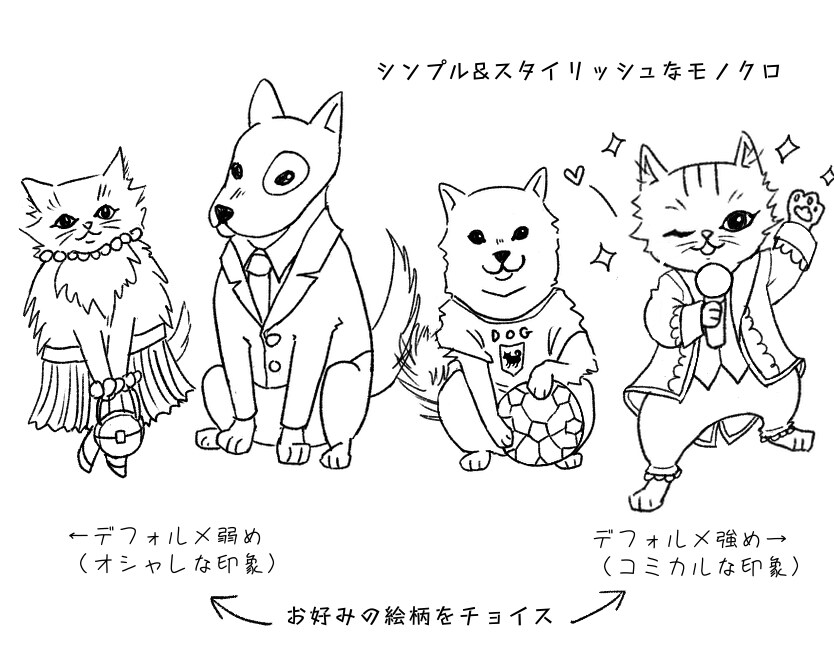 ペットの妄想プラスワンイラスト描きます うちのこが人間だったら…そんな妄想をイラストで叶えます！ イメージ1