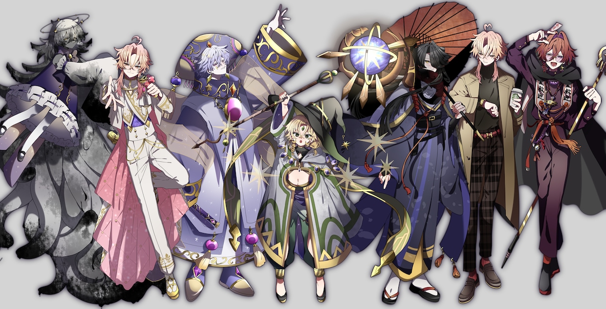 ゲーム・TRPG立ち絵イラスト作成ます TRPGやゲームで使えるキャラクター立ち絵の制作をいたします イメージ3