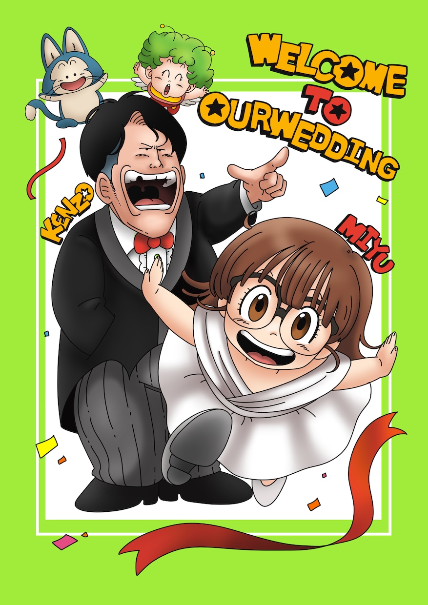 ウェルカムボード描きます アニメ風のイラストをお届けいたします！ イメージ1