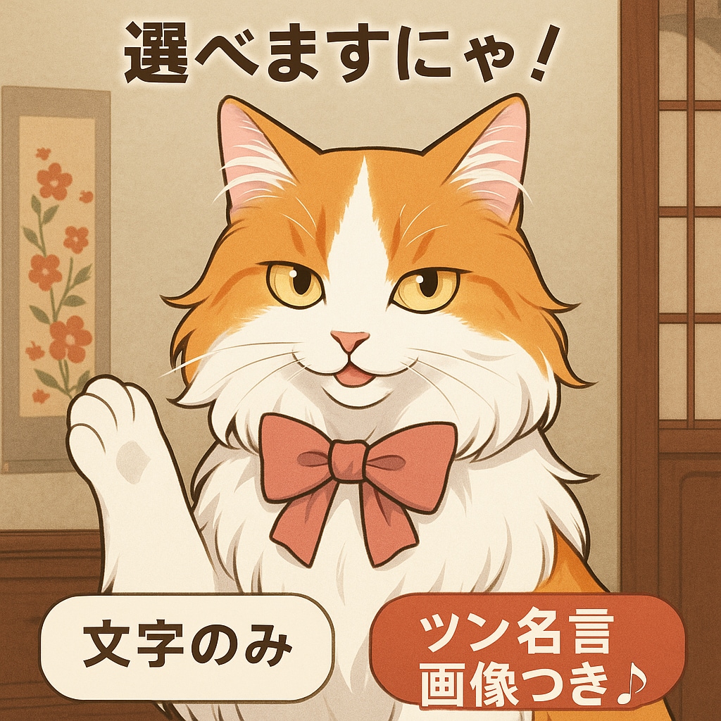 ツンデレ姫ゆずが恋の悩みに答えます ツン名言画像つき♪姫が恋をぶった斬るにゃ！ イメージ3