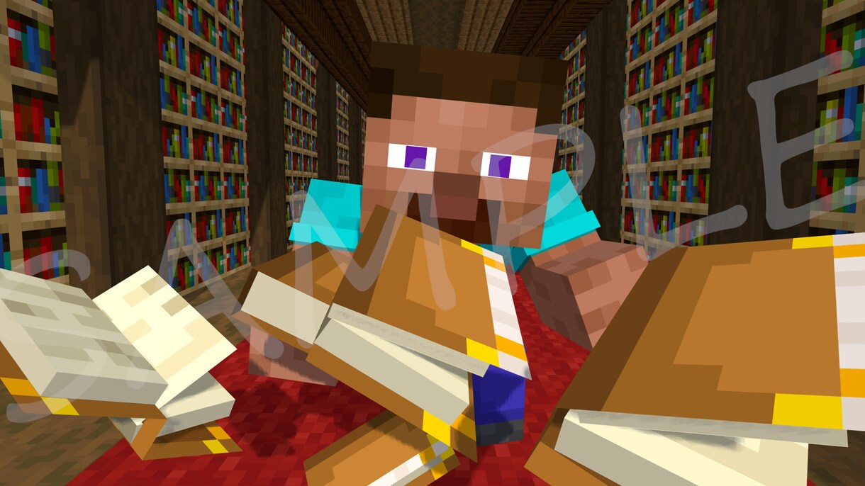 マイクラ動画にぴったりなサムネイルを作成します あなたのスキンでお好きなシチュエーションで作成可能です！ イメージ4