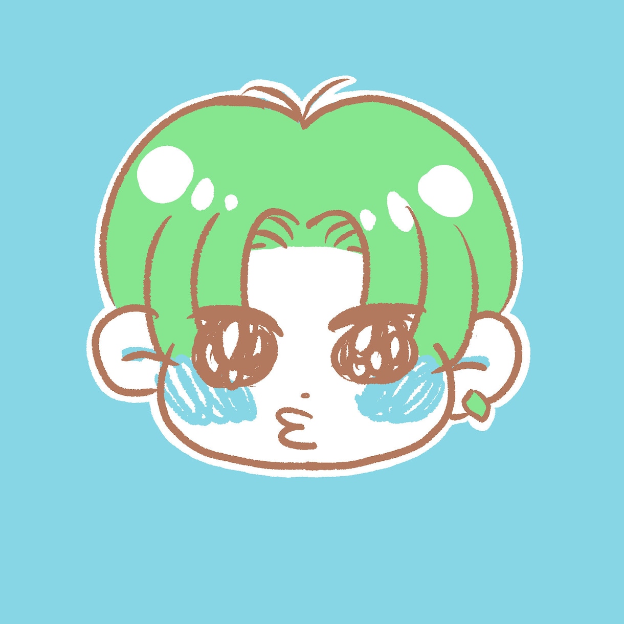 きゅるんとしたアイコン描きます SNSなどのアイコンにゆるきゅるイラストはいかがですか♪ イメージ3
