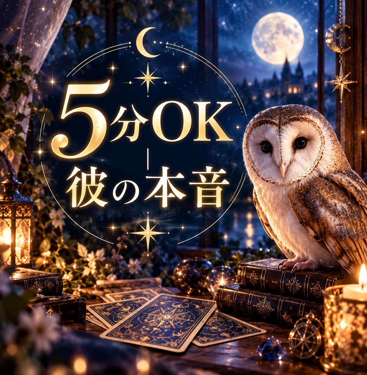 5分OK｜連絡すべきか迷う夜の本音を読みます 迷いが一つなら5分で。彼の本音と今夜の一手をお伝えします イメージ9