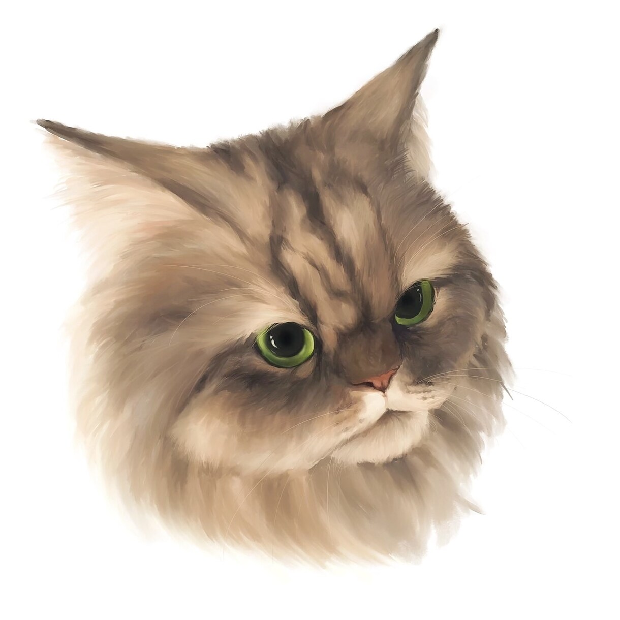 厚塗りで可愛い猫ちゃんイラスト描きます リアルなタッチに寄せたふんわり柔らかな雰囲気のイラスト イメージ4