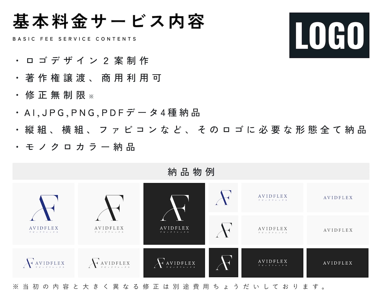 ロゴ&名刺デザイン制作いたします aiデータ・著作権譲渡・商用利用可・修正無制限込み イメージ5