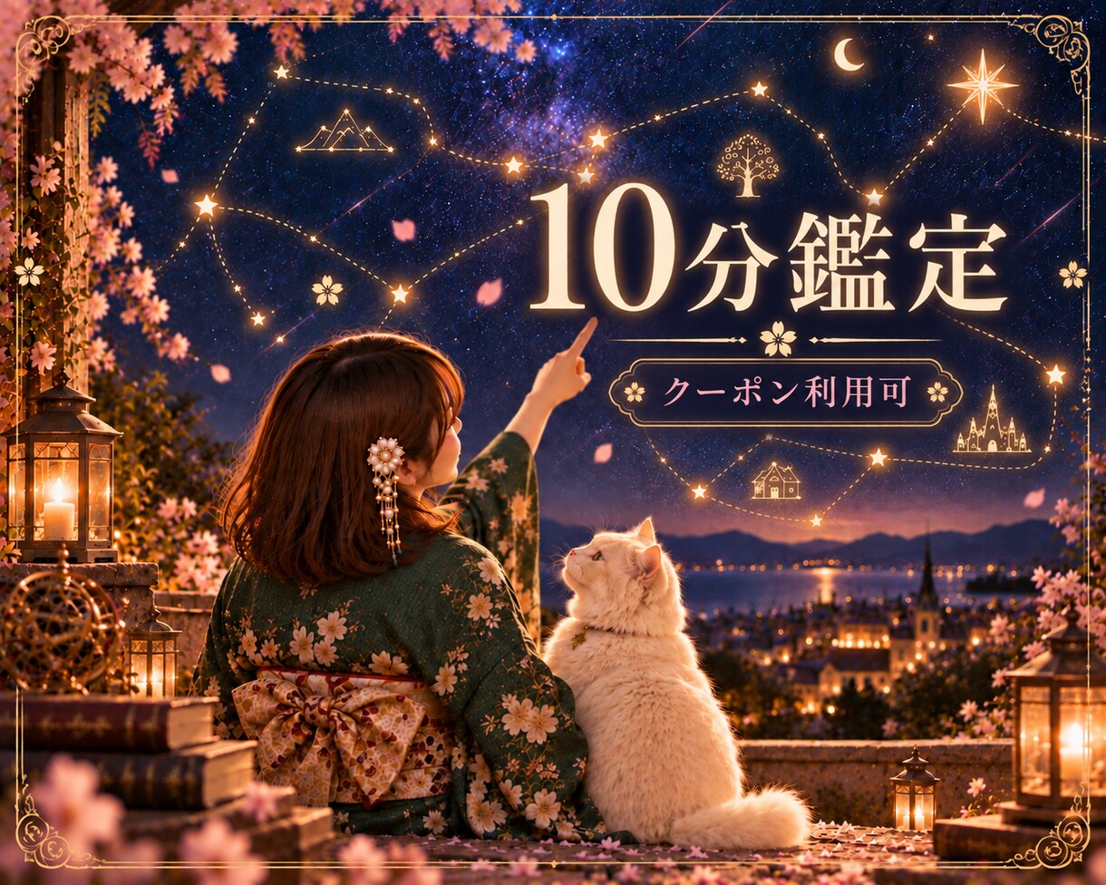 10分間の短時間鑑定♡あなたが今知りたい事占います クーポン利用大歓迎です。まずはお試し10分からどうぞ。 イメージ1