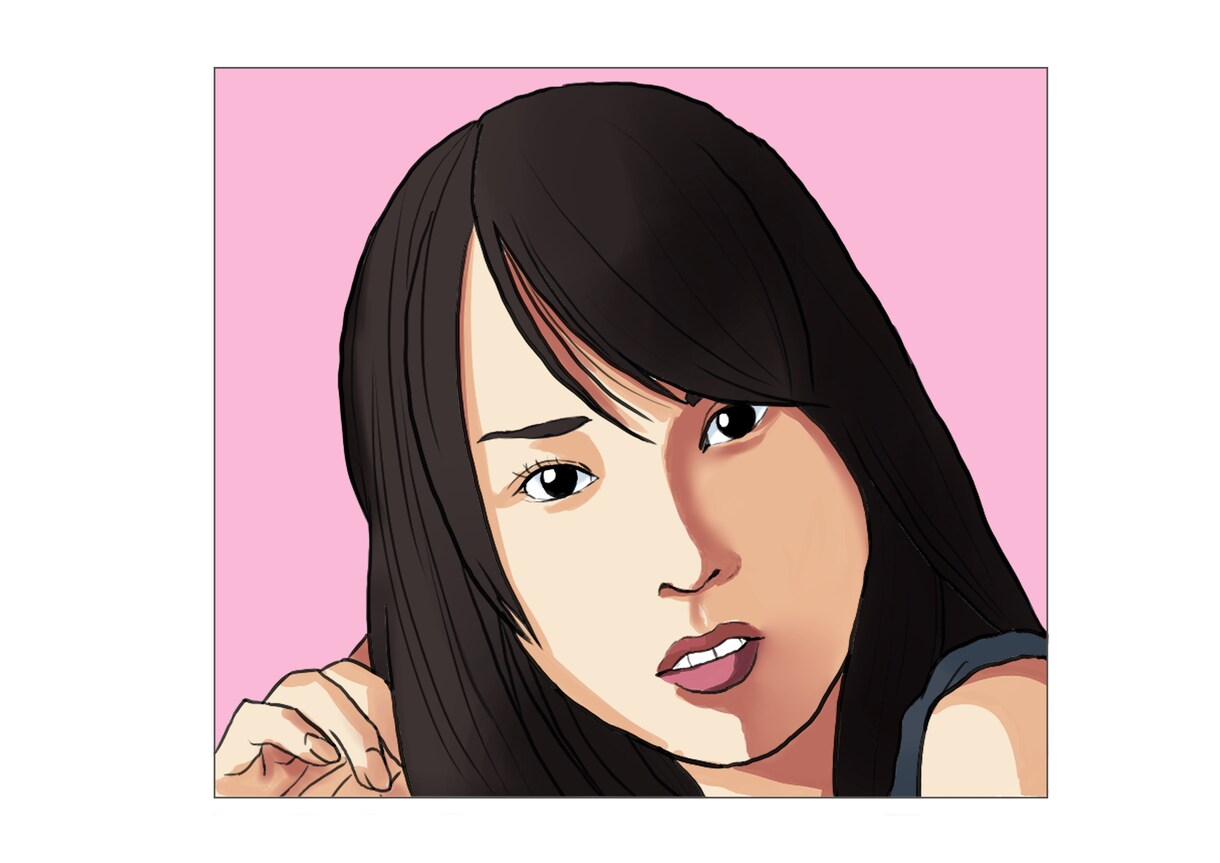 ちょっとリアルな似顔絵描きます ブログ、SNSのアイコン等に使用可能です イメージ2