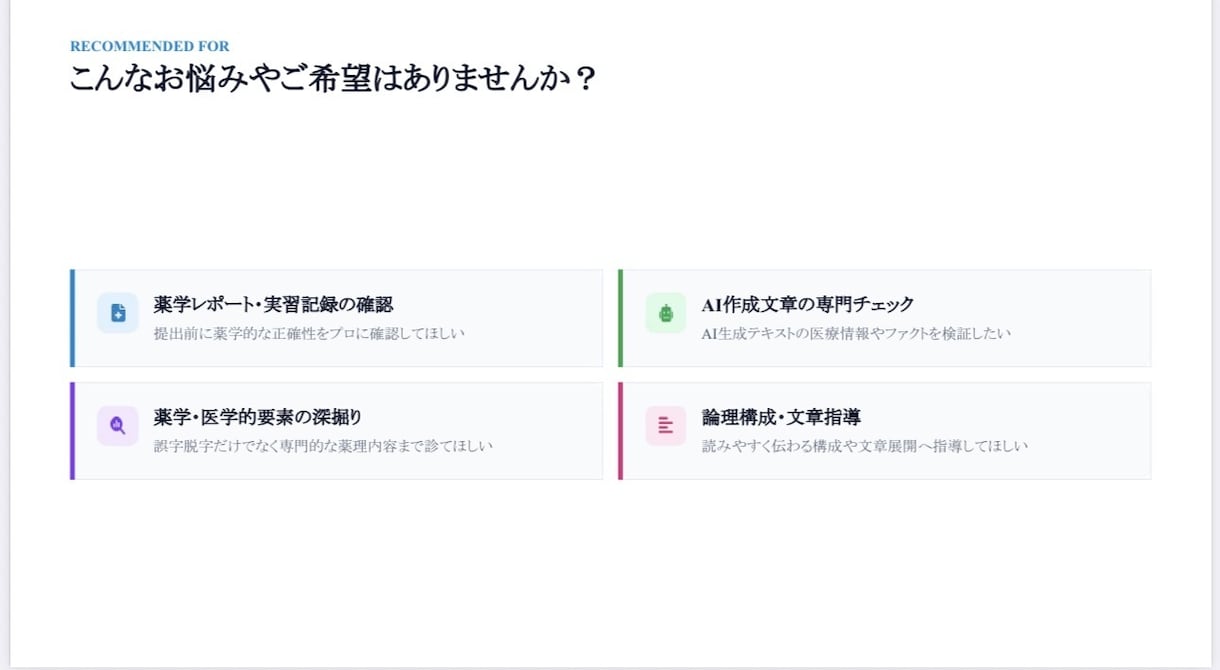 執筆・課題【大学課題】のサポートします ライティング、大学の課題やレポートが苦手な方お手伝いします イメージ2