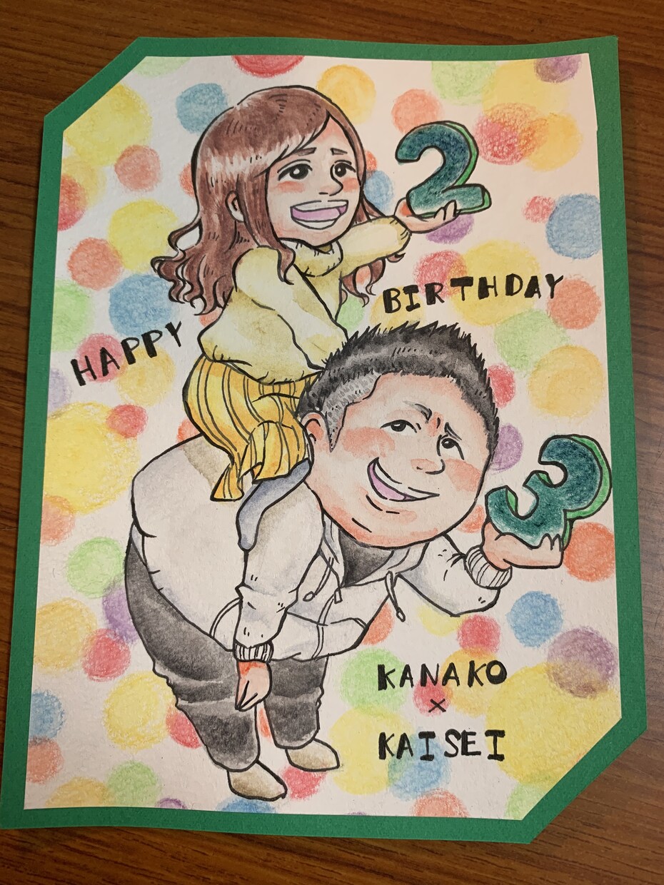 可愛くてリアル！ポップな手書きの似顔絵 描きます 大好きな人との特別な日に♪SNSのアイコンにも！ イメージ4