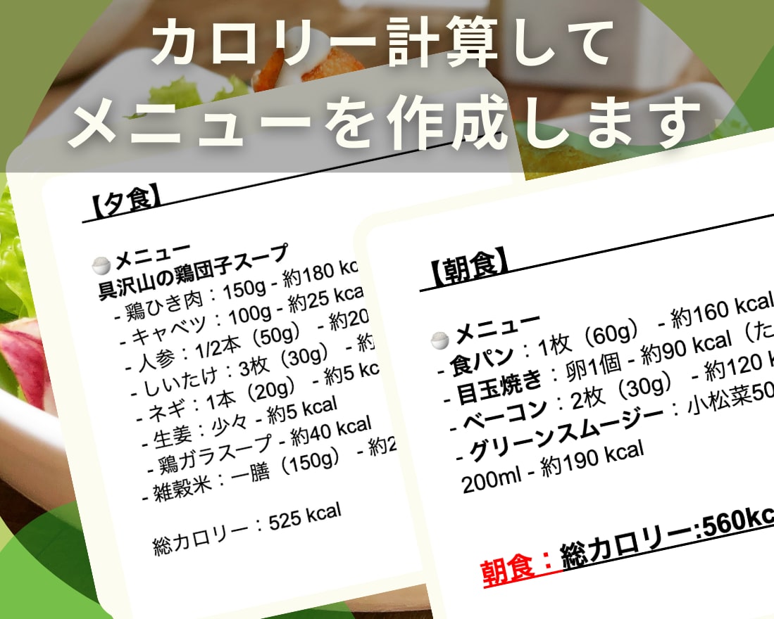 あなたに合わせてエビデンスあるダイエット法教えます 食事だけでこんなに変わる自分！ イメージ3