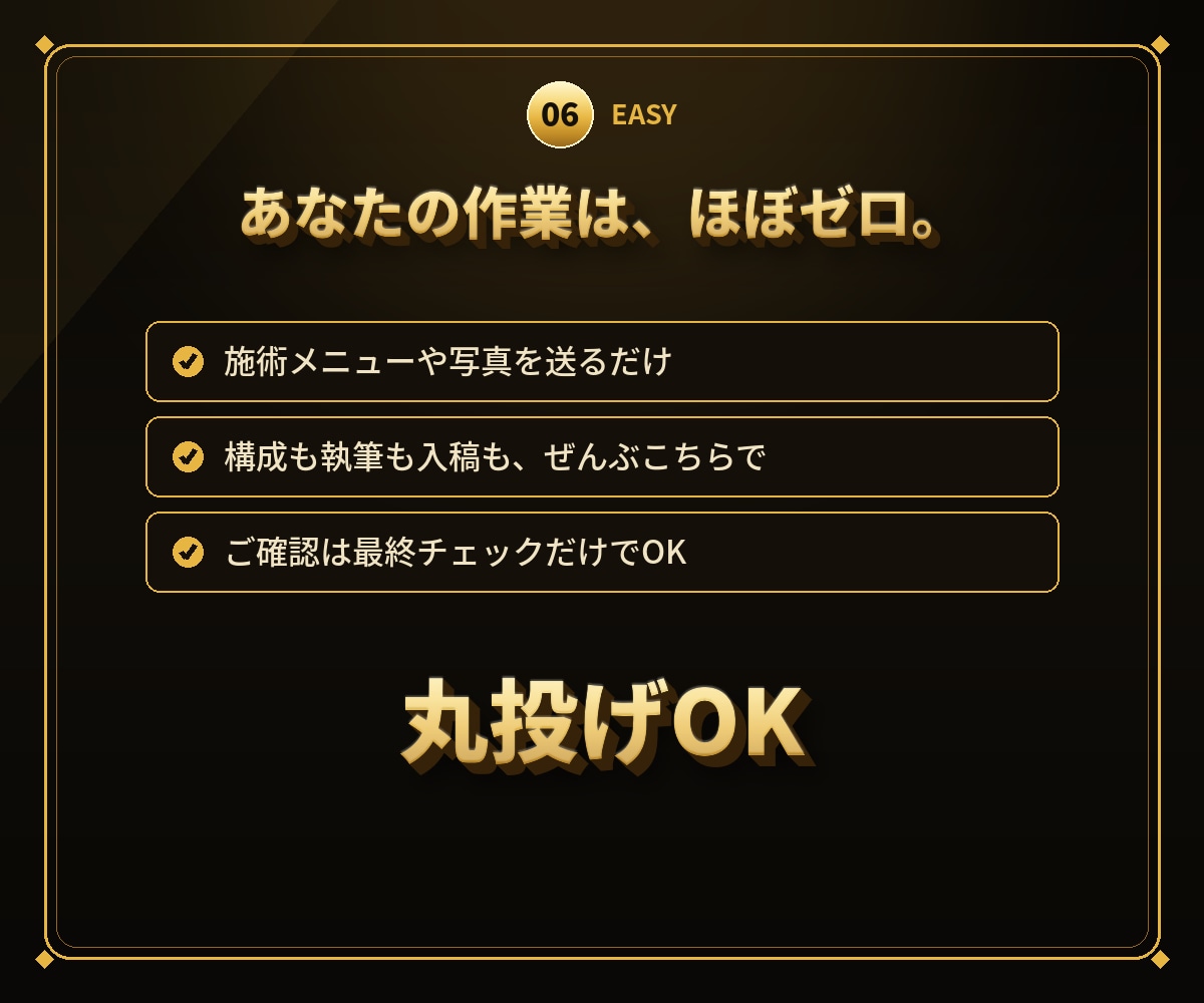 クリニック・治療院の集客SEO記事を代行します 来院につながる集客ブログを、治療院専門ライターが丸投げ対応 イメージ7