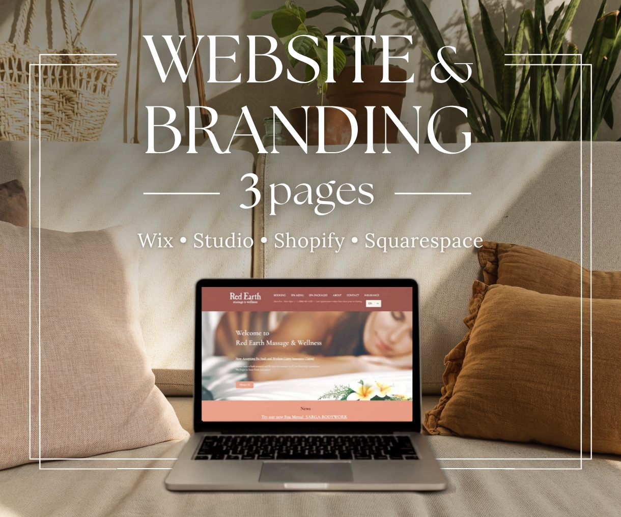 高品質WEB＋ブランディング｜３ページ｜制作します ミニマム＆ストレートに｜インバウンドお客様も惹きつける英語可 イメージ1