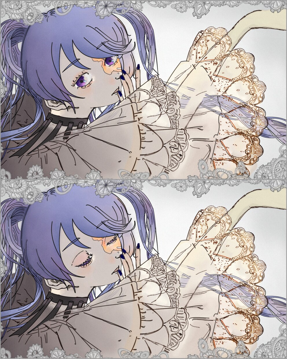 表情差分OK！修正納得するまでイラスト描きます 歌ってみた、似顔絵、アイコン、レトロからアニメ風、リアルまで イメージ4