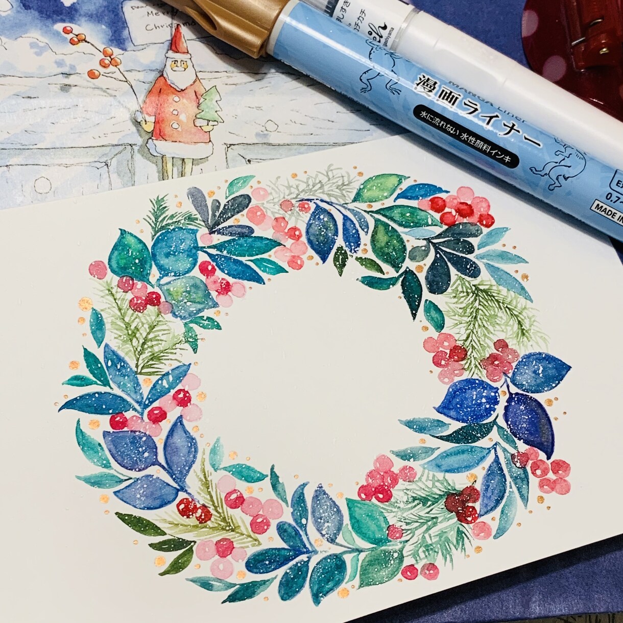 水彩とカリグラフィー筆耕の提案を致します 。オリジナルで素敵なイラストやメッセージをお書きします。 イメージ6
