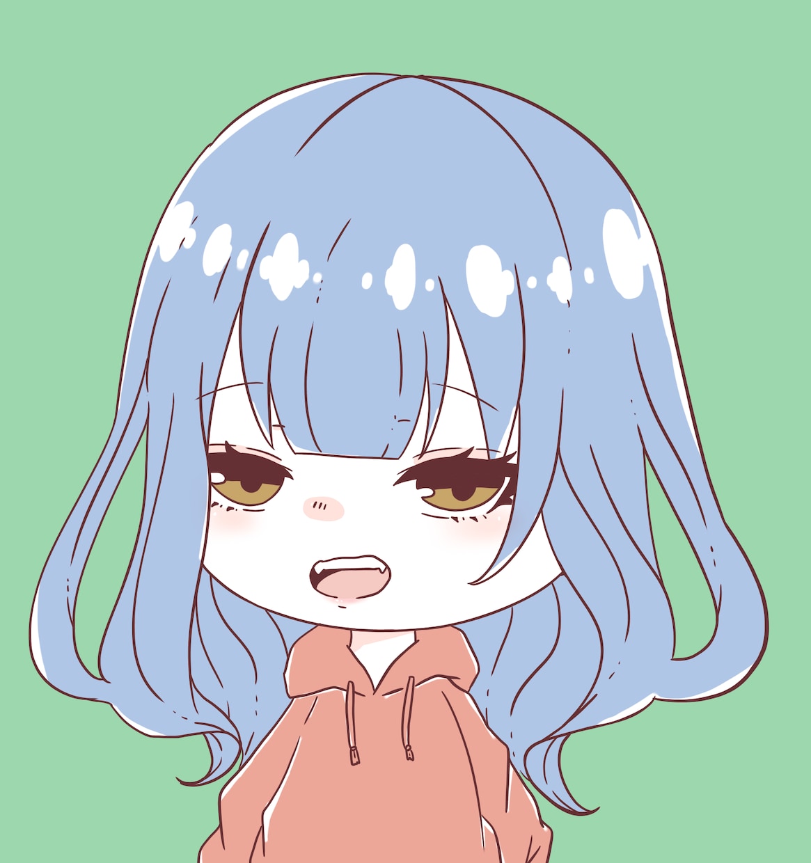 SNSアイコン（肩上）制作します デフォルメキャラの肩上アイコンを描かせていただきます！ イメージ2