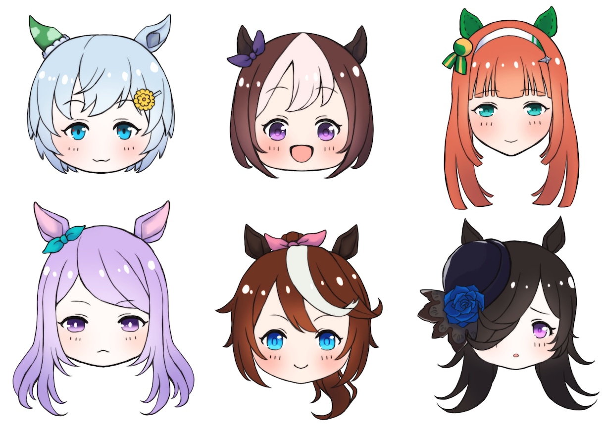 シンプルに可愛らしく描きます シンプルで可愛いイラスト全力でお描きします！ イメージ1