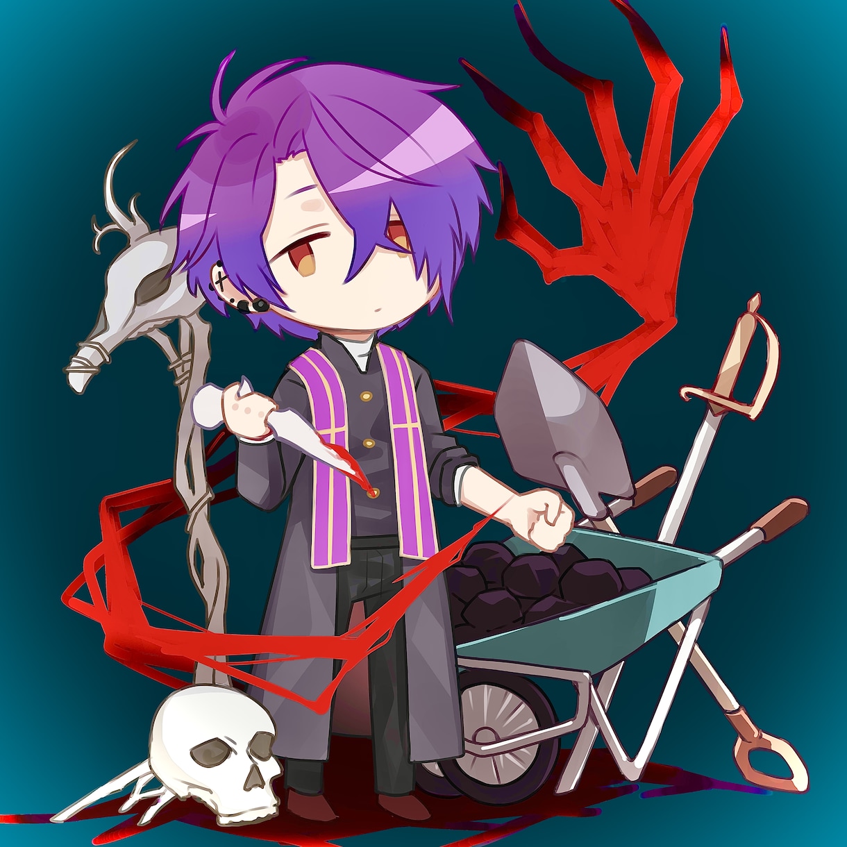 色々なキャラクターイラストを描きます SNS用アイコン・YouTube用イラスト・立ち絵など イメージ4