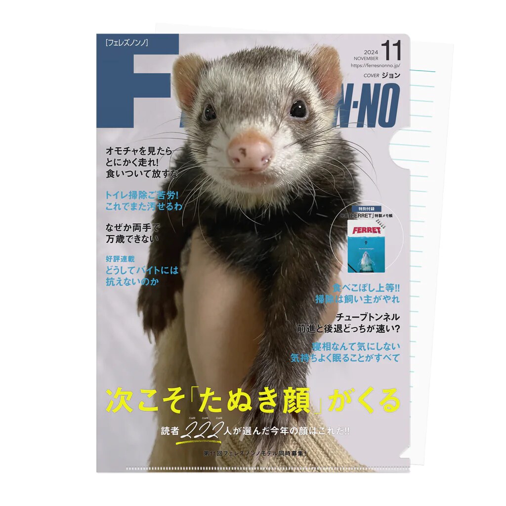 ファッション雑誌の表紙っぽいクリアファイル作ります とっておきの写真であなたのペットを雑誌デビューさせよう！ イメージ3