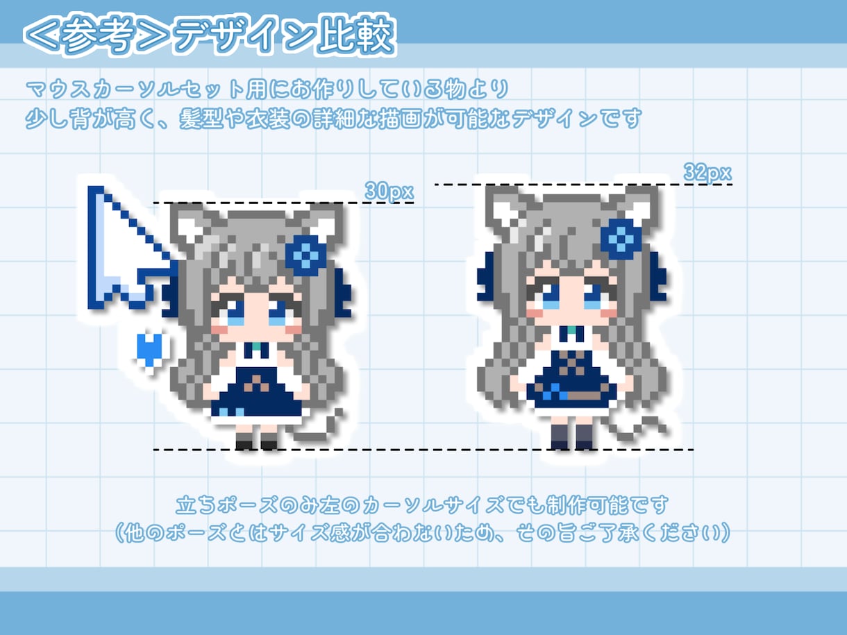 商用可！動くキャラクタードット絵作ります 配信画面や動画のワンポイントに！ イメージ3