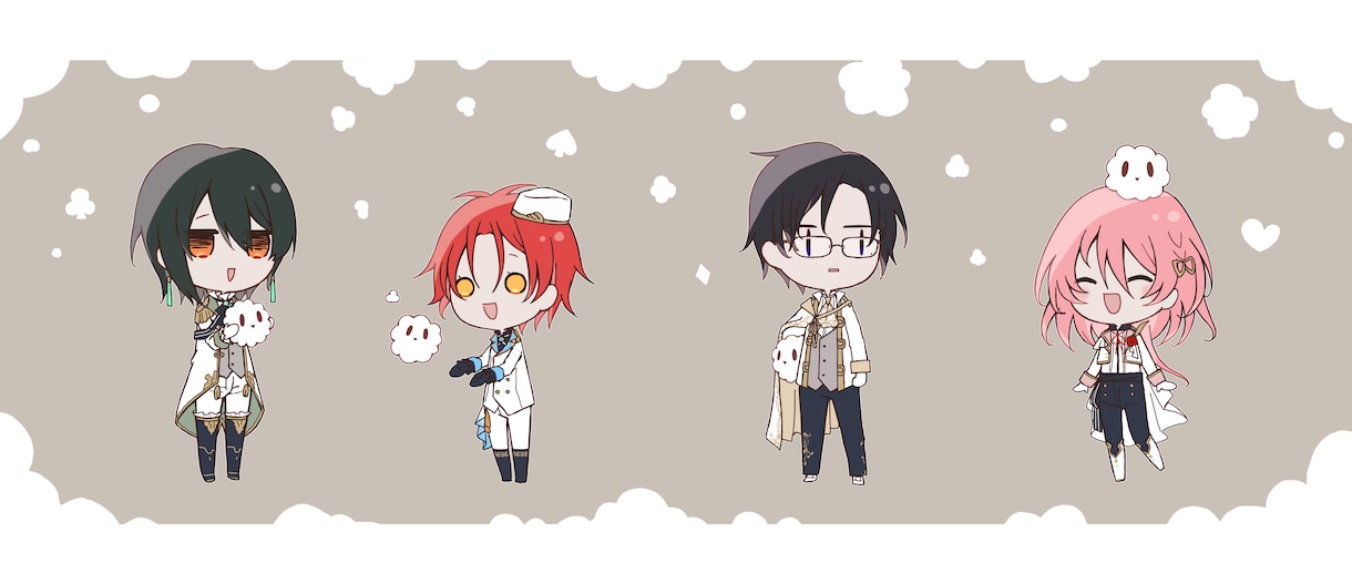 立ち絵、一枚絵、お描きします 一枚絵・立ち絵・キャラデザ・など イメージ5