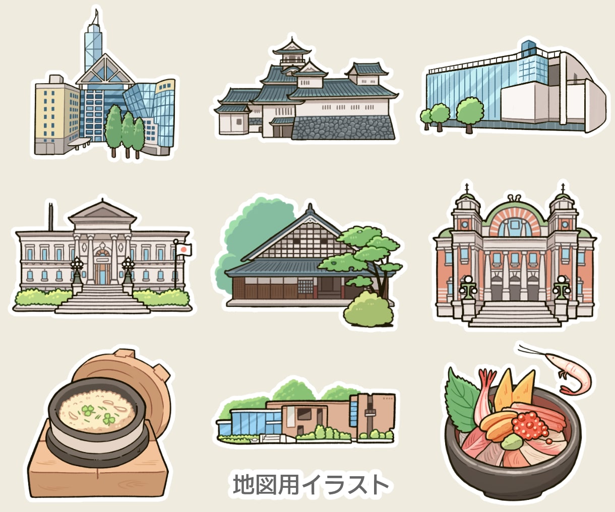 商用OK！多目的に使えるポップなイラスト描きます 挿絵・スタンプなどに！ワンポイントから複雑なものまで。 イメージ4