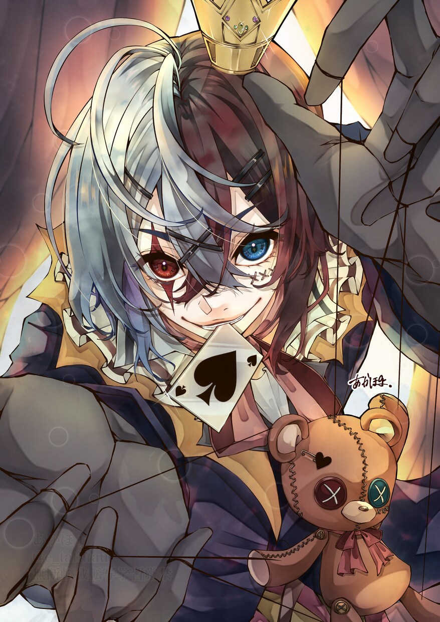 VTuber動画サムネ、1枚イラストなど制作します 中性的な綺麗かっこいい男性を得意としています イメージ3