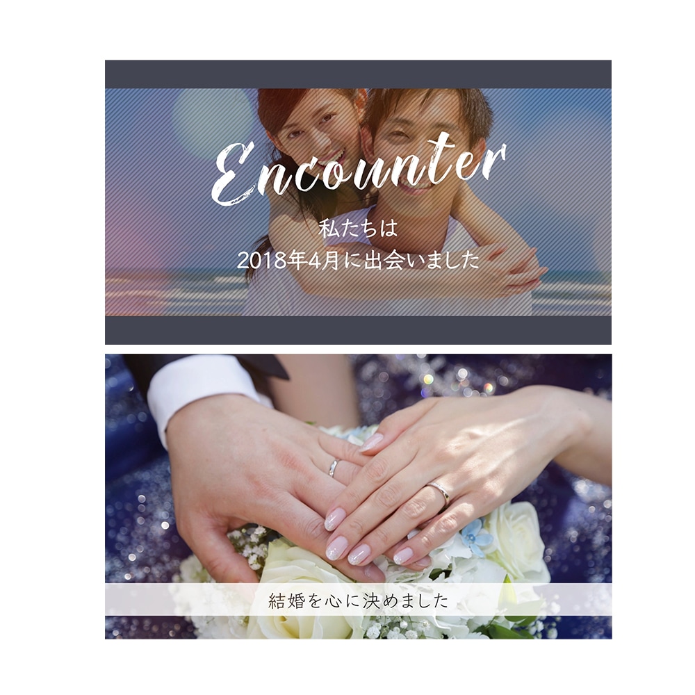 DVD付き⭐︎結婚式オープニングムービー作ります 【無料対応】音源変更・写真変更無制限・DVD焼き・DVD送付 イメージ4