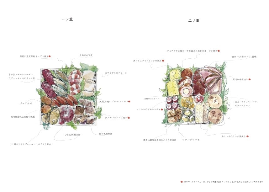 中に入っているメニュー描きます 高級チョコ店のようなクールでおしゃれな差込メニューを イメージ3