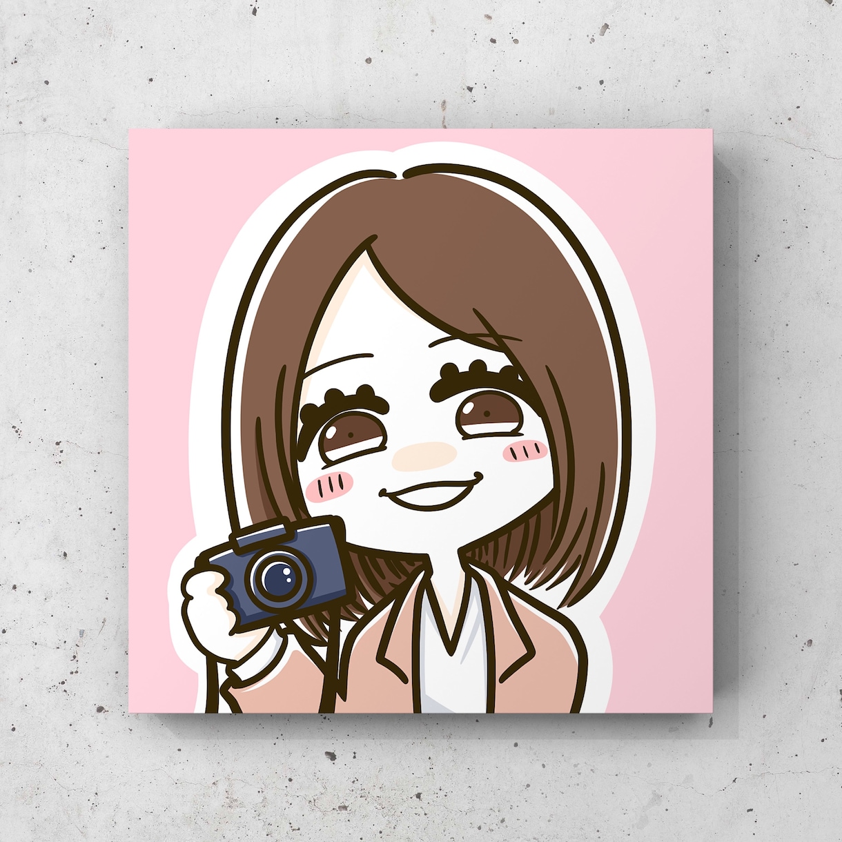 かわいいSNS用アイコンを制作します ゆるくデフォルメした似顔絵やイラストでアイコンを制作します。 イメージ5