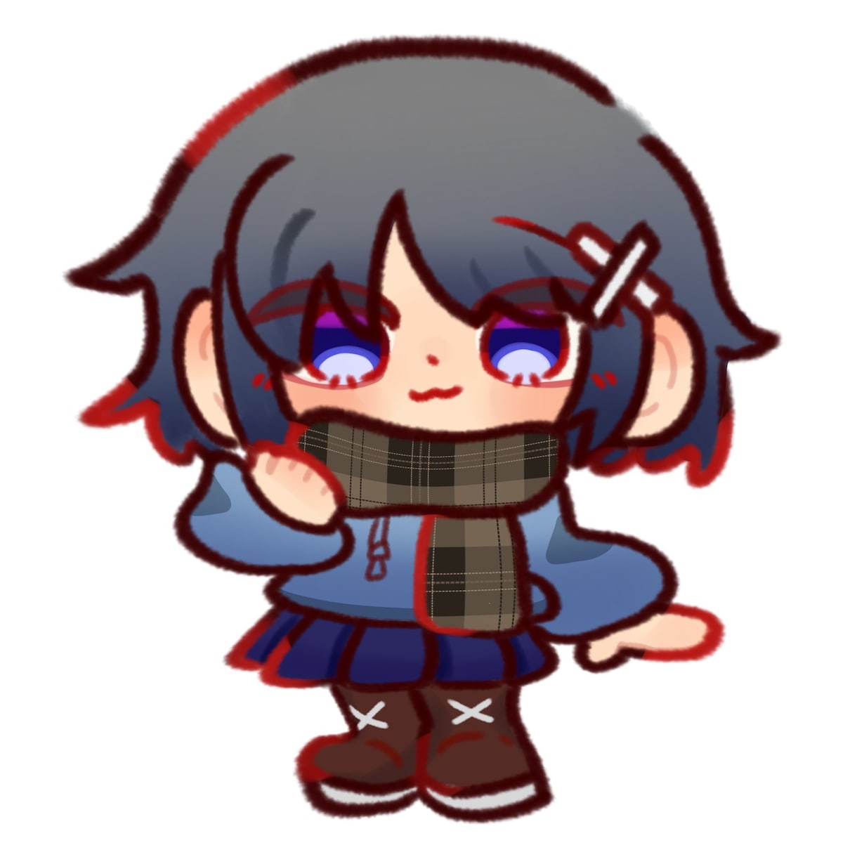 ふんわりかわいい全身ミニキャラ描きます オリキャラ・推しキャラもOK！かわいいデフォルメイラスト イメージ3
