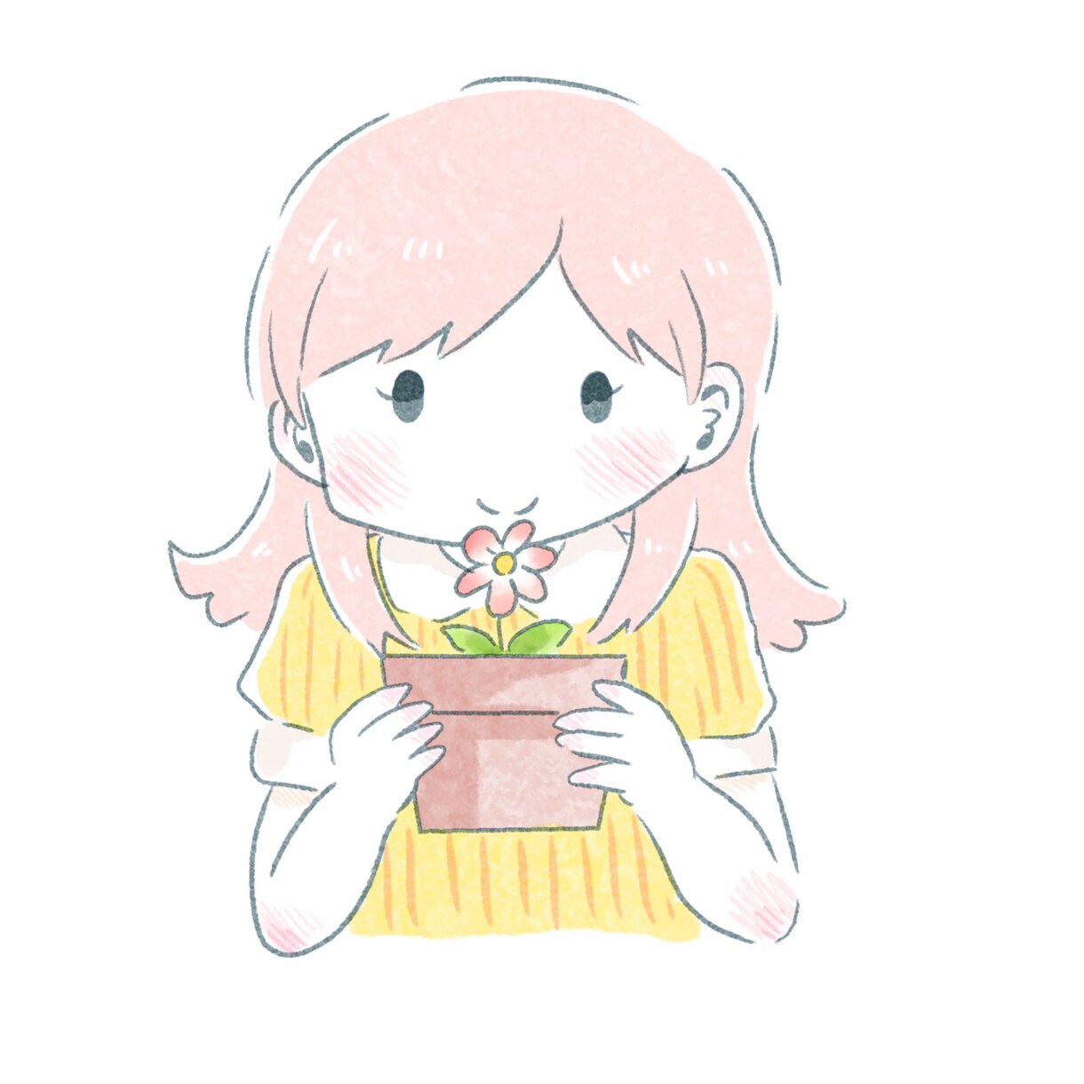 シンプルでかわいいアイコンを作成します SNSやブログ用にゆるふわアイコンを描きます！ イメージ7