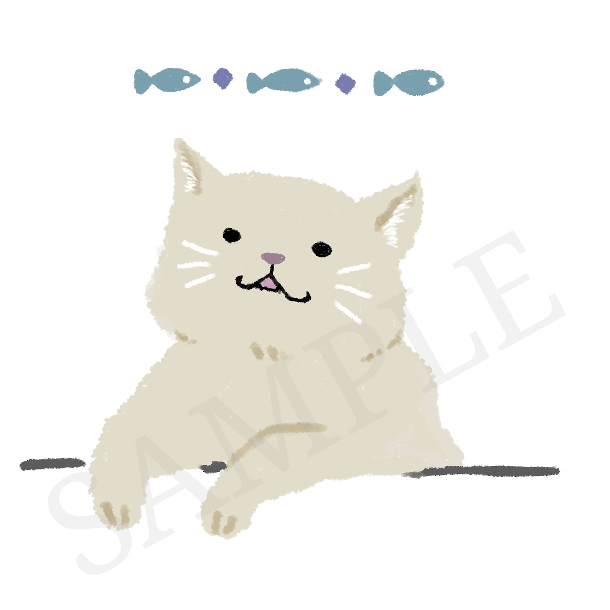 ほんわかかわいい動物イラストお描きします 大切な家族のかわいい姿をイラストに。アイコン·挿絵などにも！ イメージ6