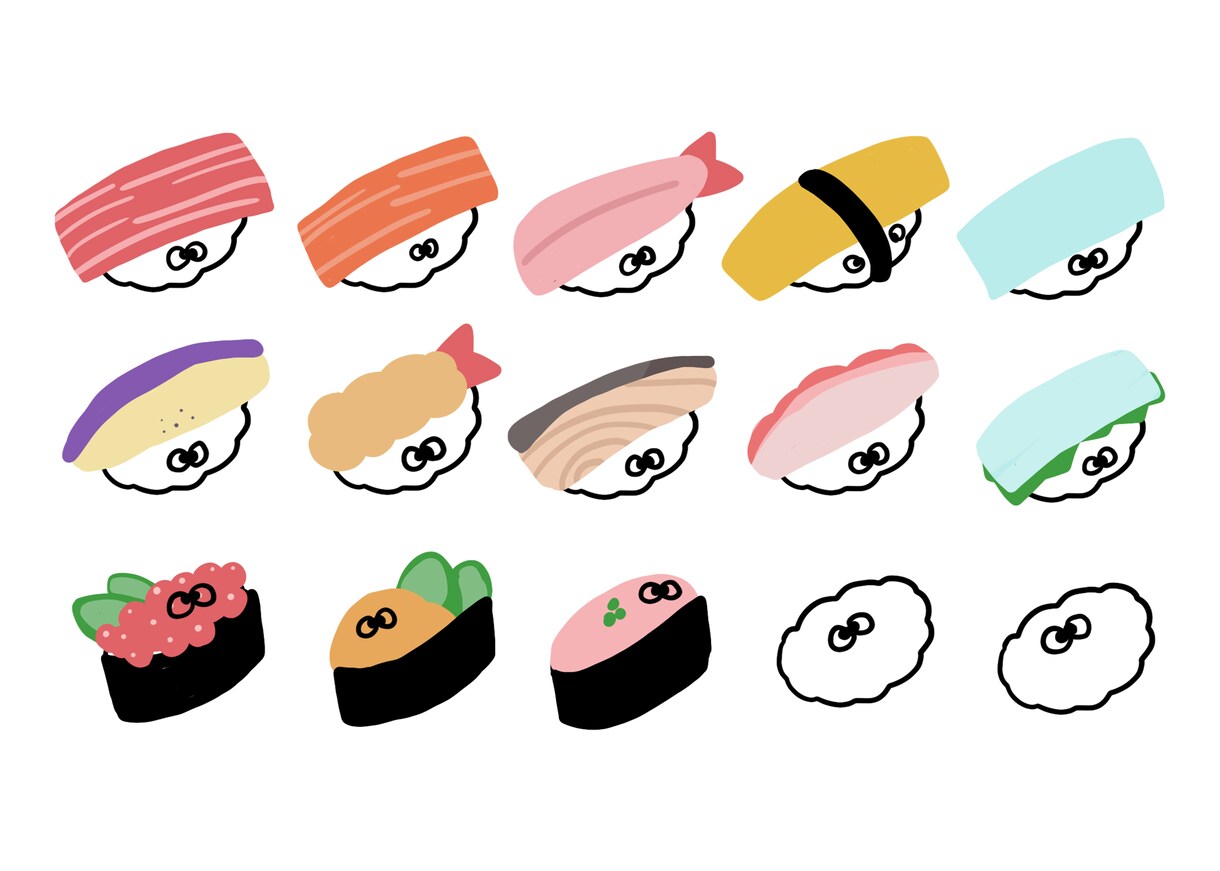 ゆるかわいいイラスト描きます ゆるくてかわいくてレトロっぽいイラストを描きます！ イメージ4