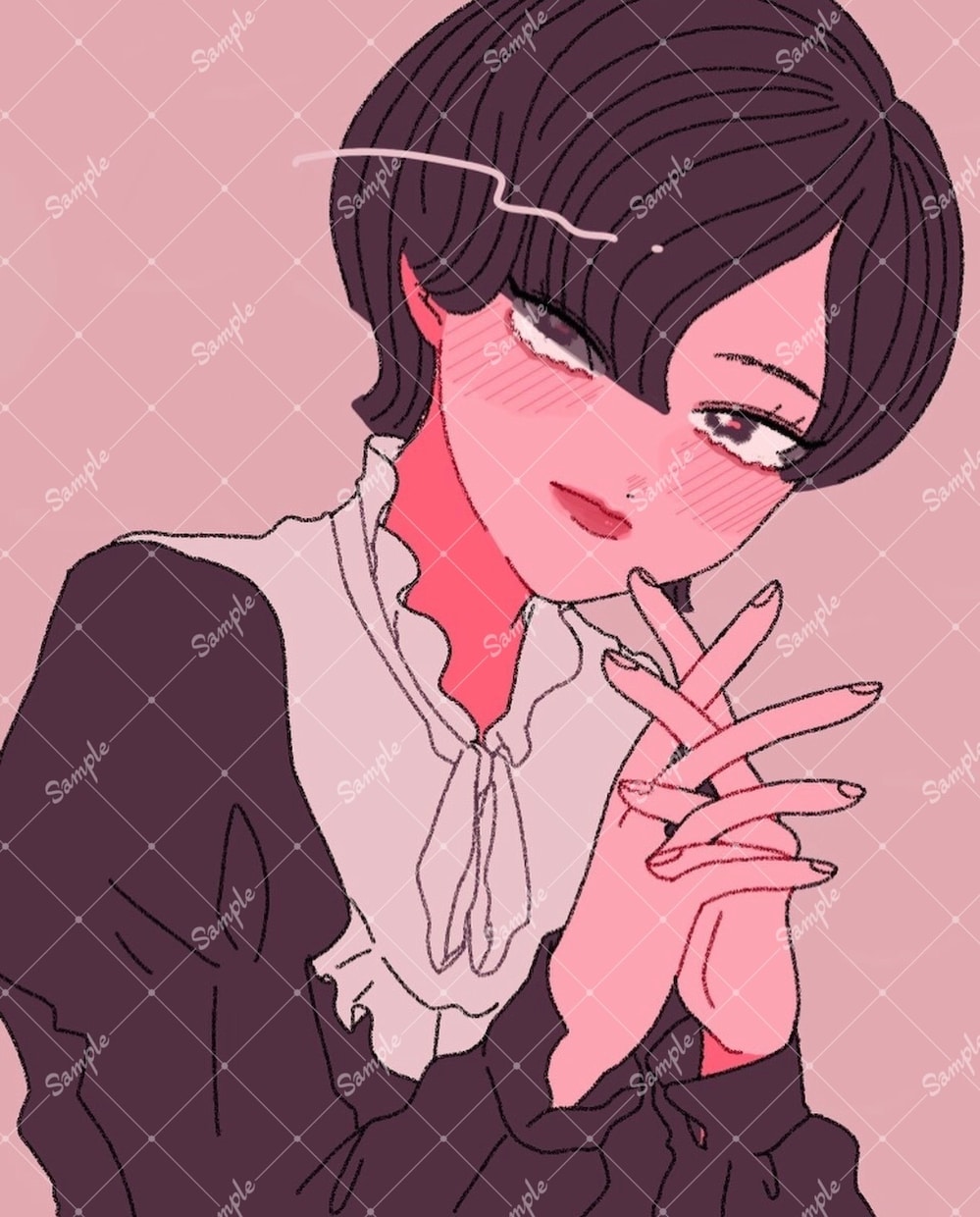 シンプルでキャッチーなイラストを描きます 抜け感のある絵柄と配色で、印象に残るイラストを描いています。 イメージ1