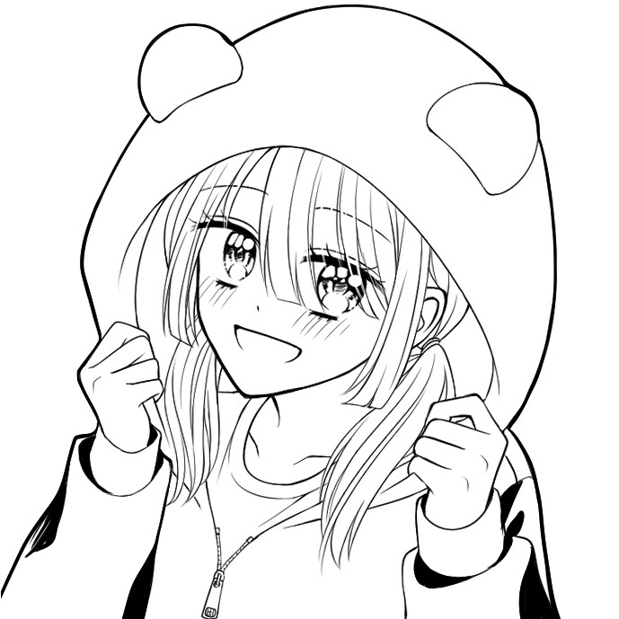 限定価格☆かわいい少女漫画風モノクロ絵描きます 小説の挿絵、アイコンや商用okの白黒イラスト。男の子も可能 イメージ5