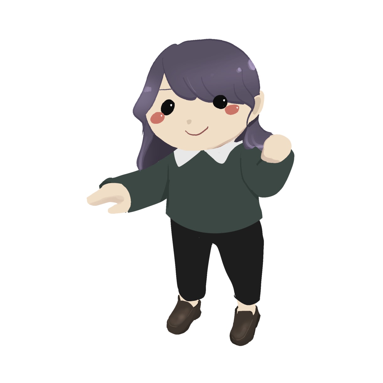 シンプルなキャラクターイラストを制作します シンプルなイラストを作成します。 イメージ1